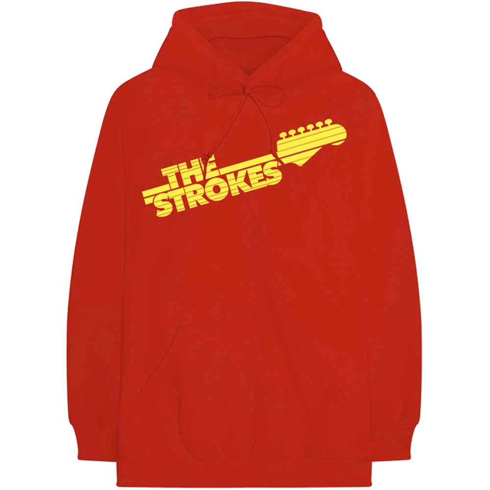 The Strokes - Guitar Fret Logo Hoodie/trui - Rood